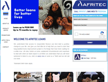 Tablet Screenshot of afritecloans.com